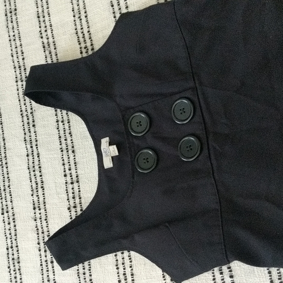 Black Mini Schoolgirl Dress - Picture 2 of 13